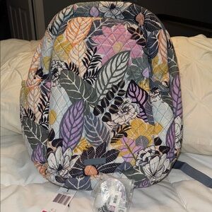 Vera Bradley - Palm Floral - Travel Backpack EUC - Lanyard NWT